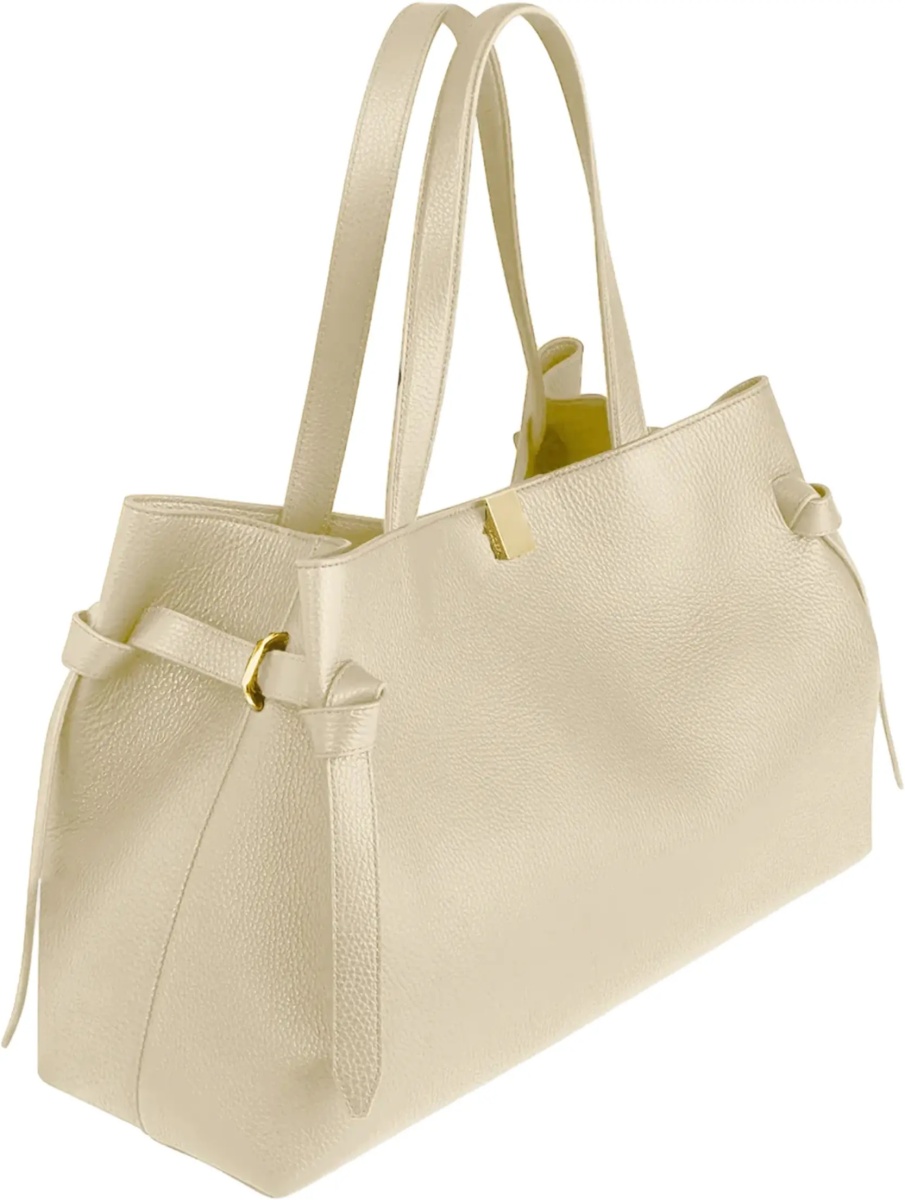 Geanta de mana Borsa Tote "Gyoza" In Pelle - Img 2