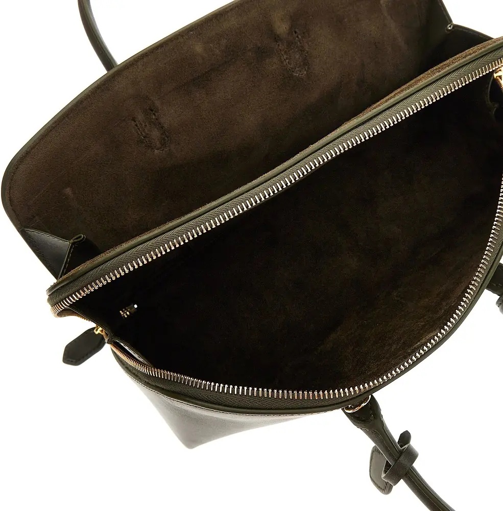 Geanta de mana Box leather small 'Delta' bag - Img 3