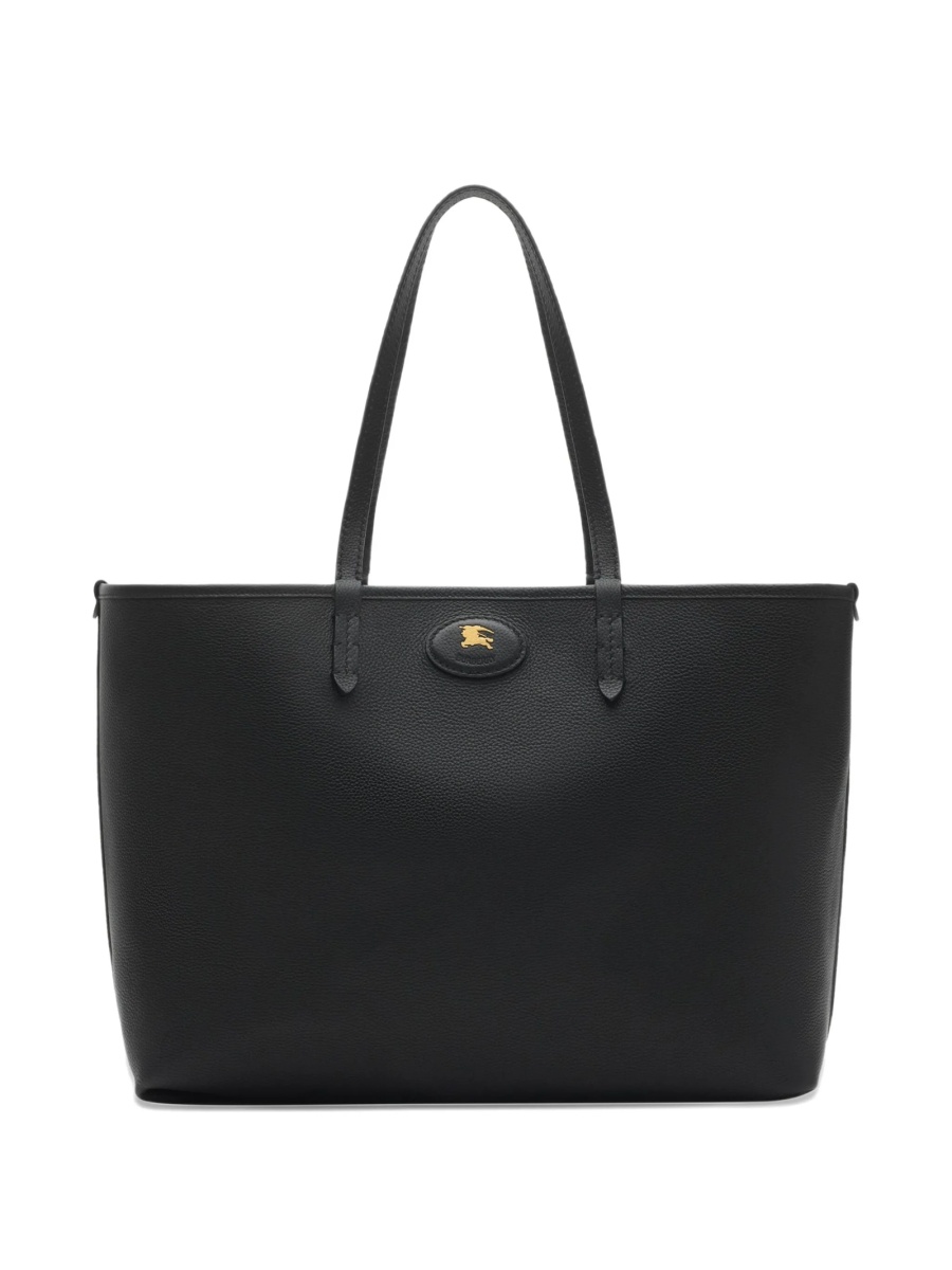 Geanta de mana Burberry neagra din piele - Img 3