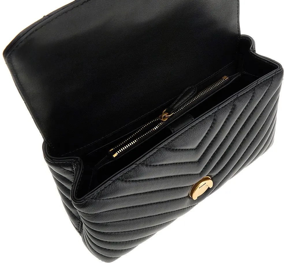 Geanta de mana Chevron nappa leather mini Love Lady Puff bag - Img 3