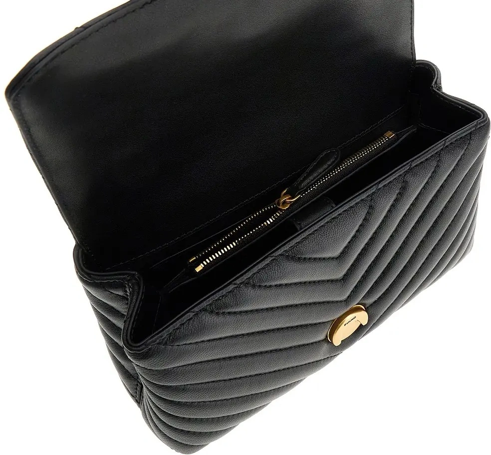 Geanta de mana Chevron nappa leather mini Love Lady Puff bag - Img 3