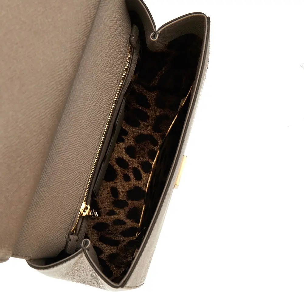 Geanta de mana Dauphine leather large 'Sicily' bag - Img 3
