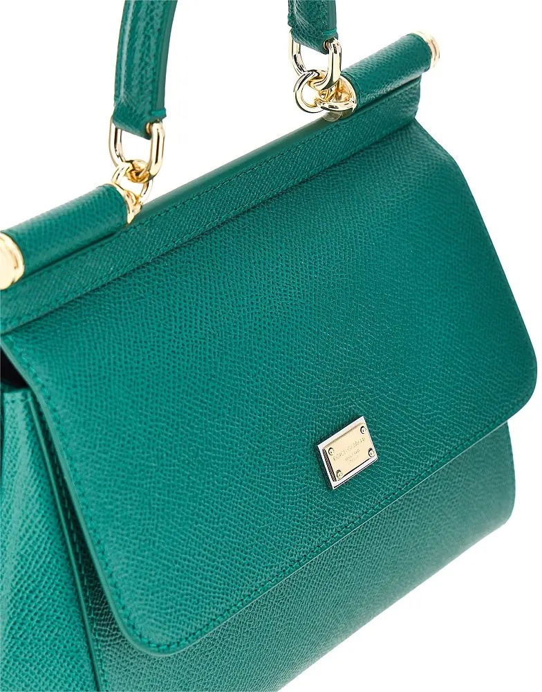 Geanta de mana Dauphine leather medium 'Sicily' bag - Img 4