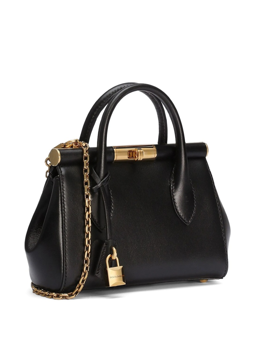 Geanta de mana Dolce &amp; Gabbana neagra din piele - Img 4