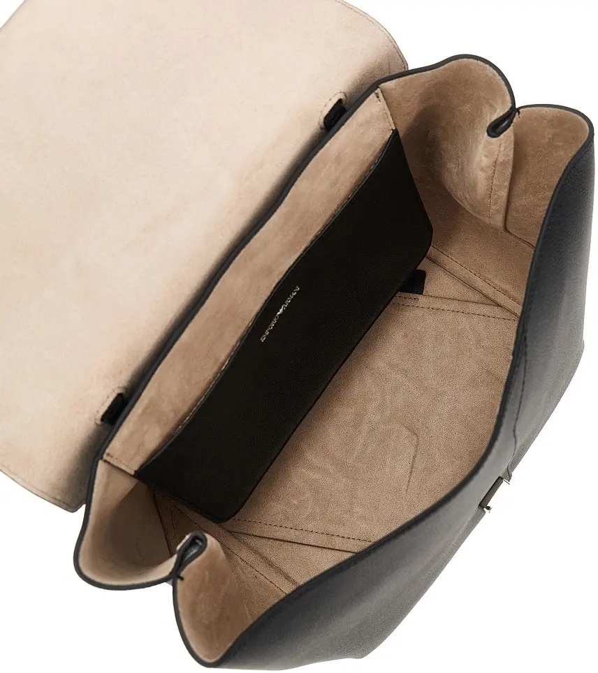 Geanta de mana 'Emporio Armani 1981' top-handle leather bag - Img 3