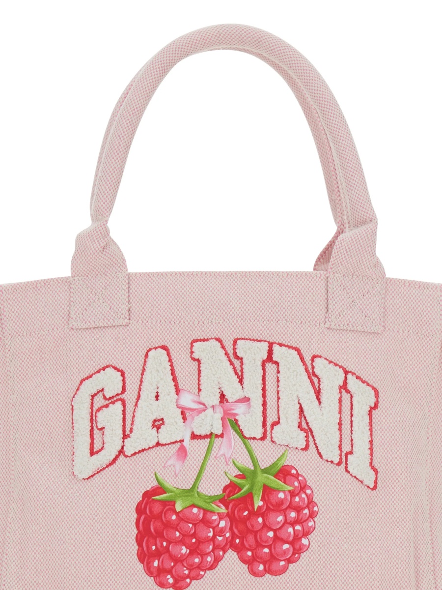Geanta de mana Ganni roz - Img 3