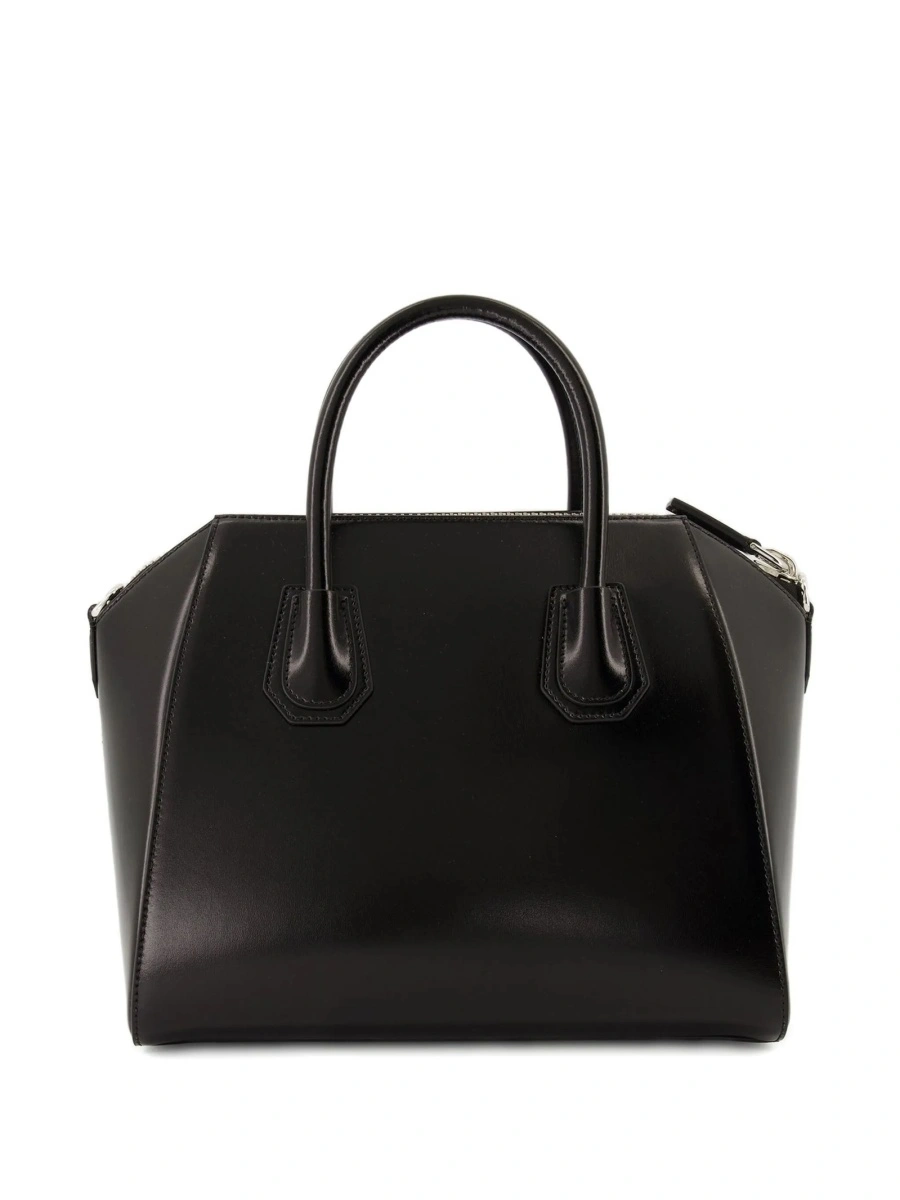 Geanta de mana Givenchy antigona neagra din piele - Img 2