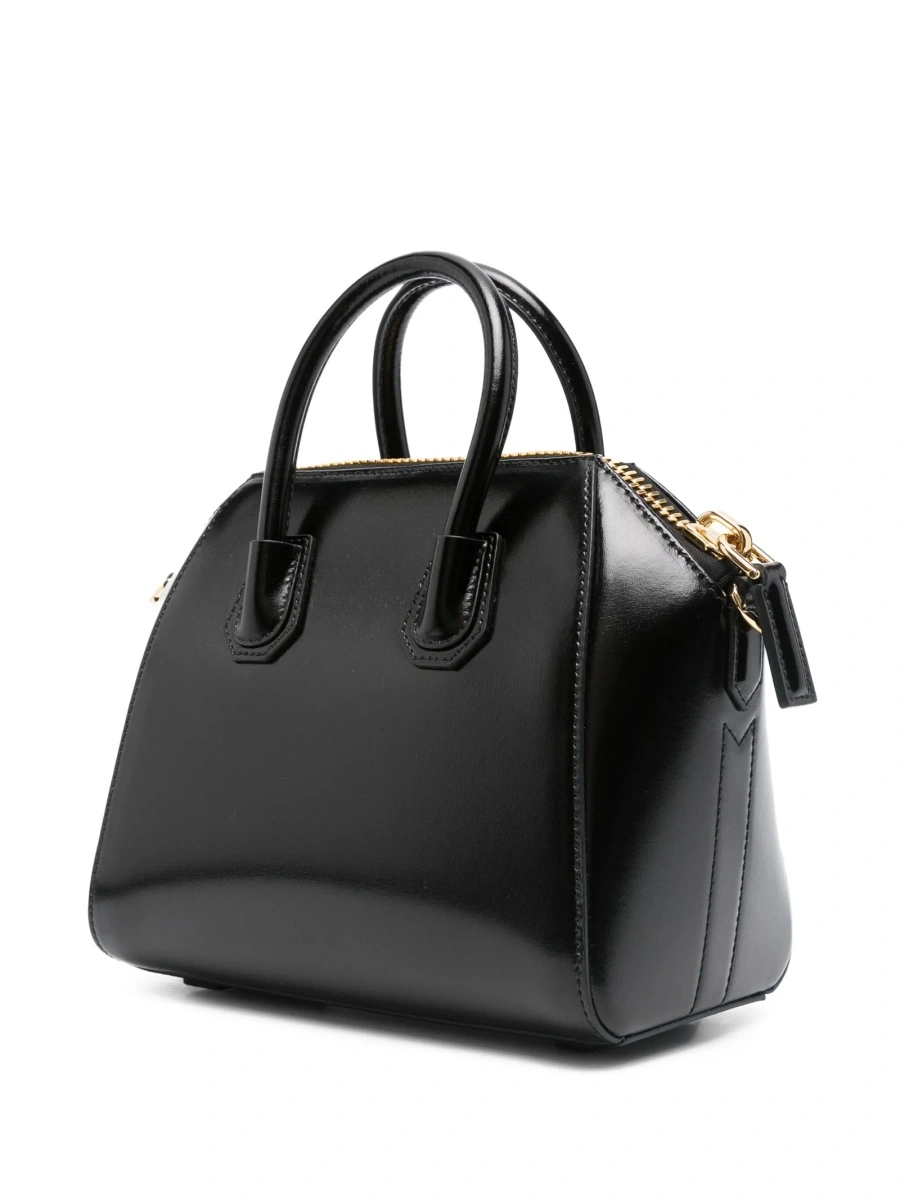 Geanta de mana Givenchy antigona neagra din piele - Img 3