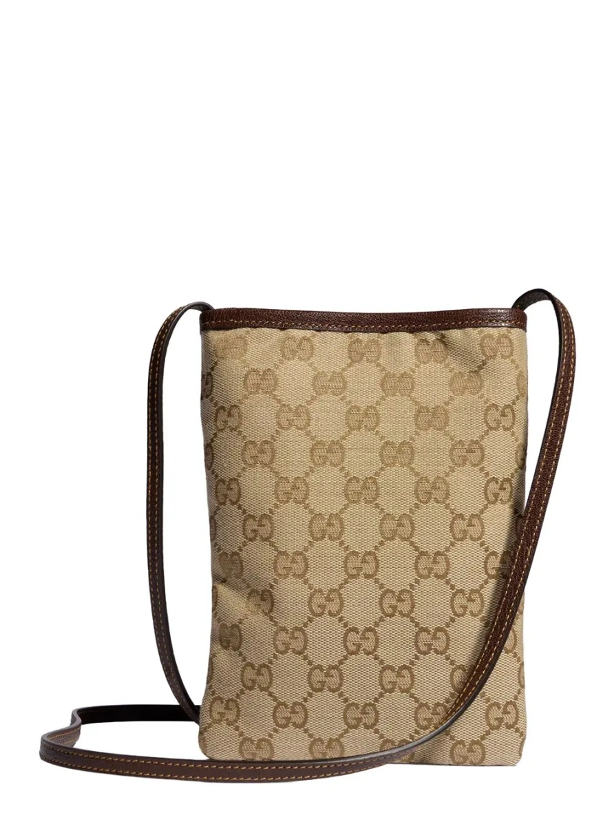Geanta de mana Gucci bej din canvas GG Supreme si piele - Img 2