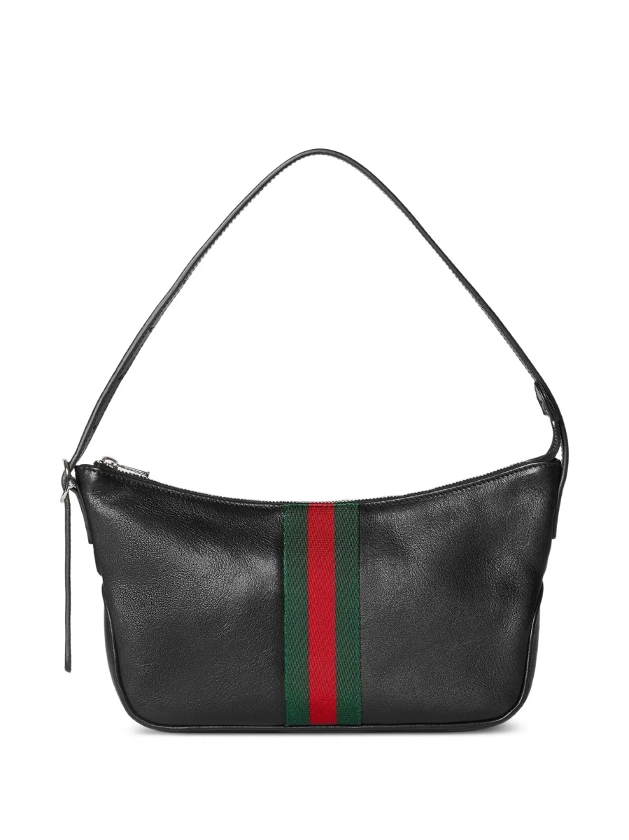 Geanta de mana Gucci neagra din piele 'Lunetta' - Img 4