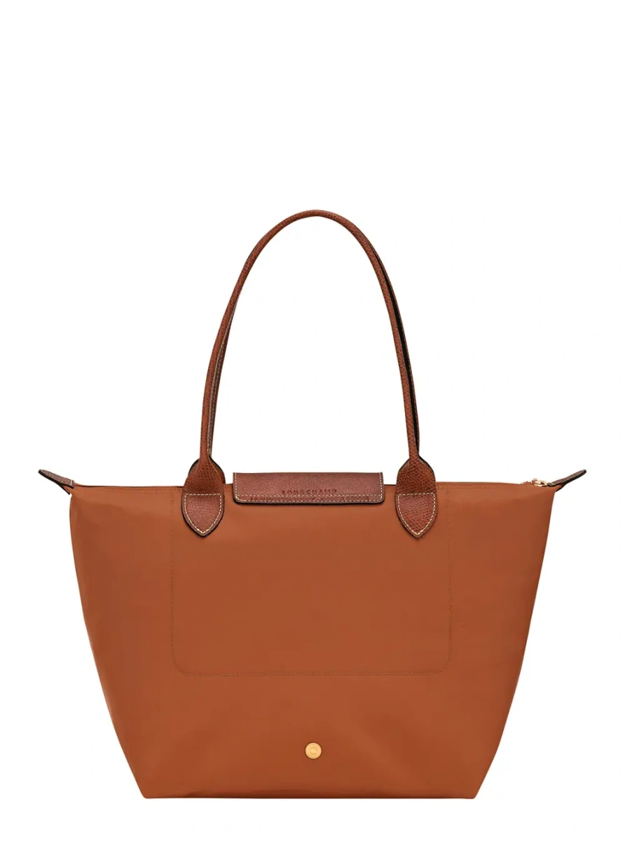 Geanta de mana Handbag 'Le Pilage Original' Medium with Two Top Handles and Logo Printed on the Front in Brown Canvas for Women - Img 2