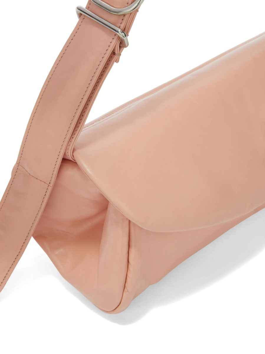 Geanta de mana Jil Sander roz din piele - Img 4