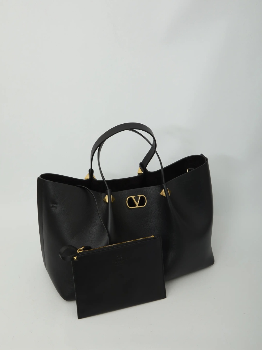 Geanta de mana Large Vlogo Signature Tote Bag - Img 4