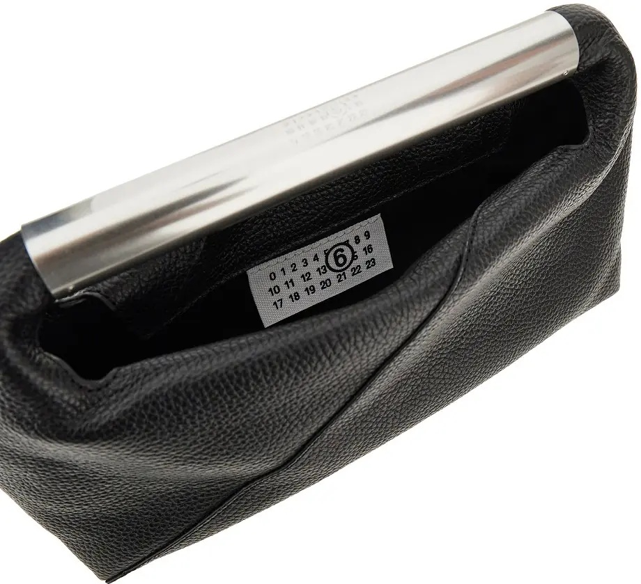 Geanta de mana Leather Japanese Jewel Handle bag - Img 3