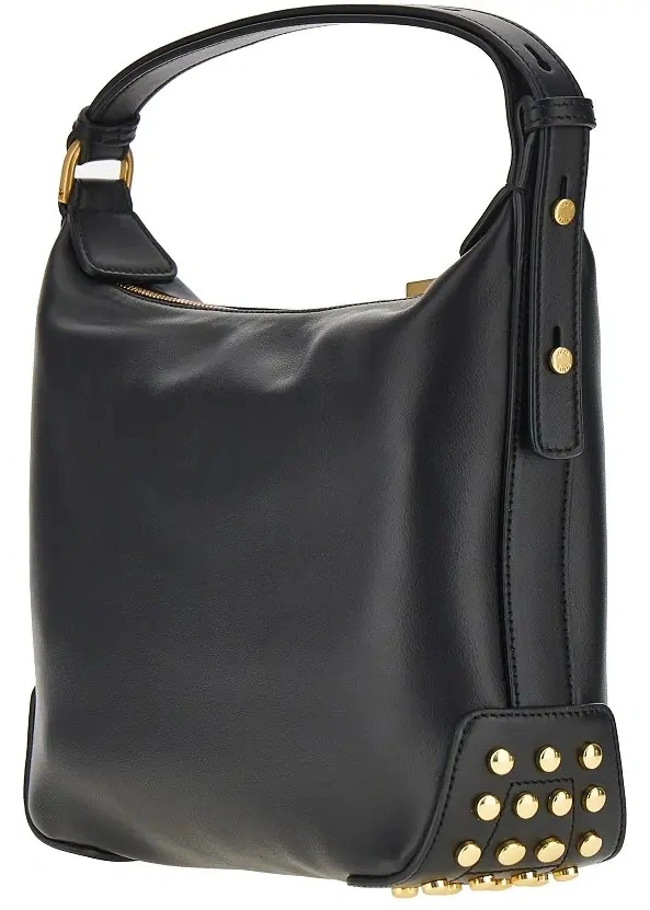 Geanta de mana Leather Metal Dots Mini Bag - Img 2