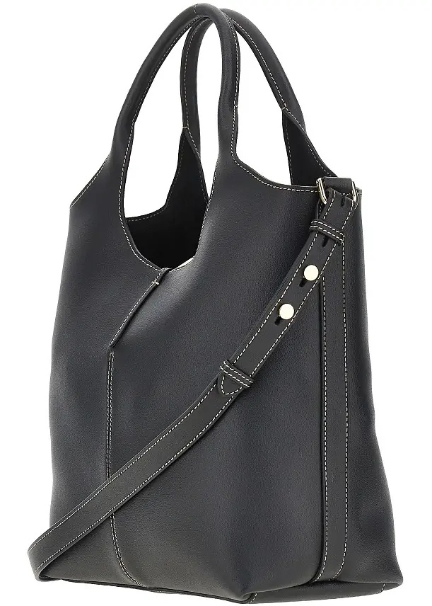 Geanta de mana Leather small Tote shopping bag - Img 2
