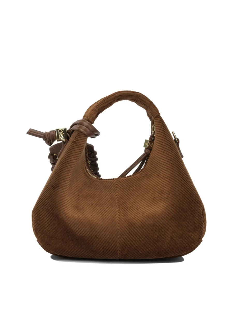 Geanta de mana "Mini Hobo Corduroy" Small Handbag - Img 3