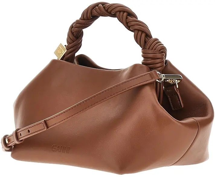 Geanta de mana Recycled leather small 'Bou' bag - Img 2