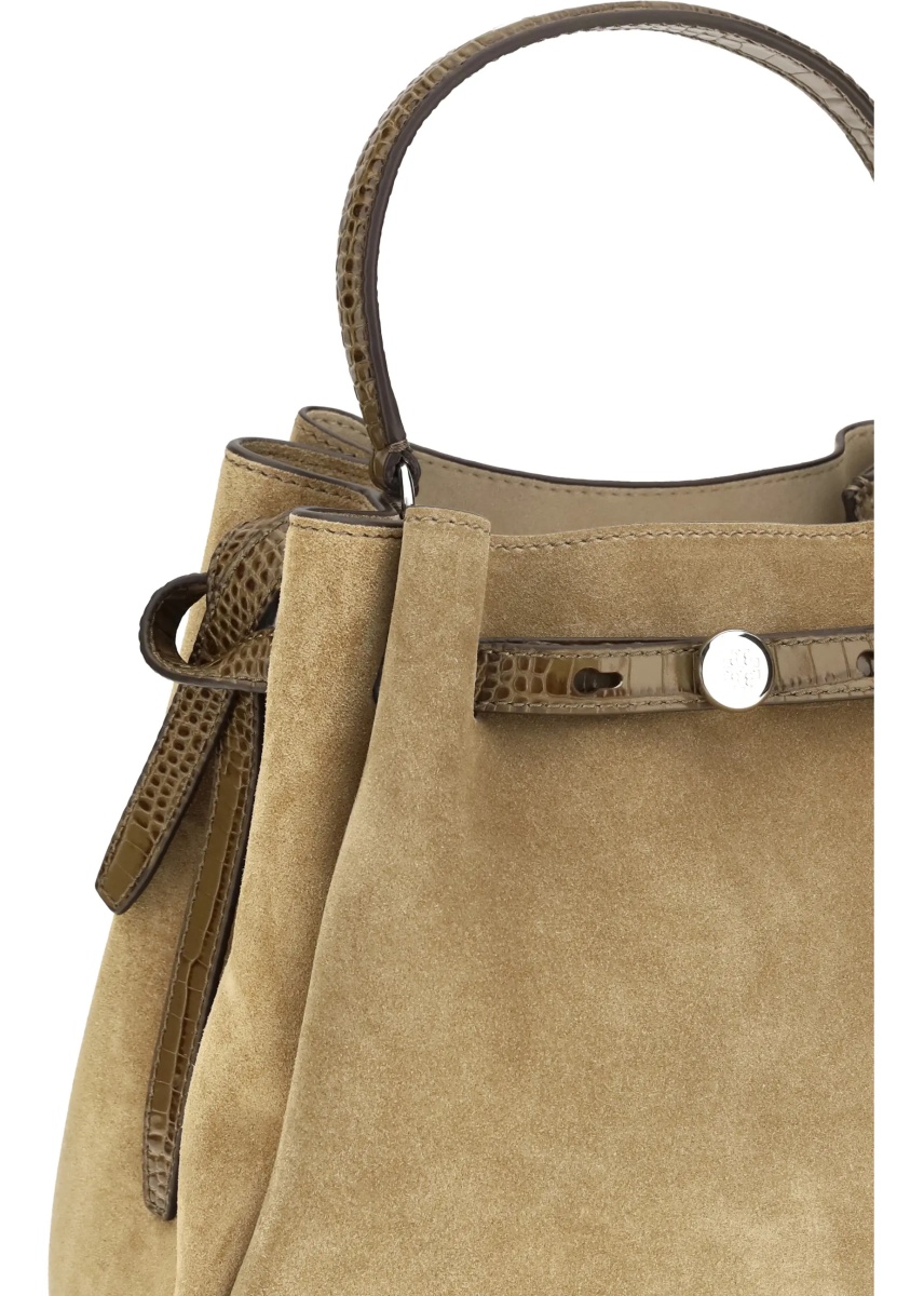 Geanta de mana ROMY SUEDE BUCKET BAG - Img 4