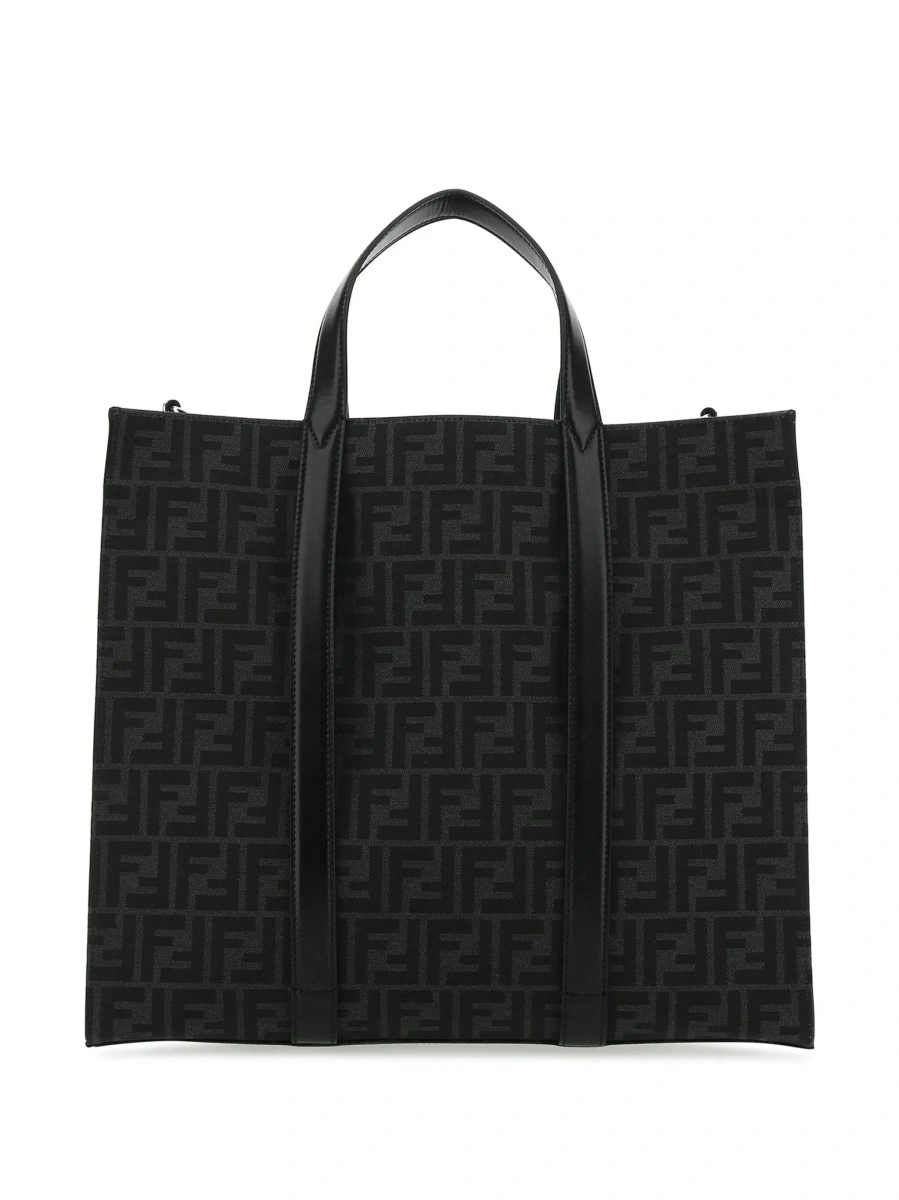 Geanta de mana Shopper in Tech Fabric Jacquard FF Fendi Man - Img 9