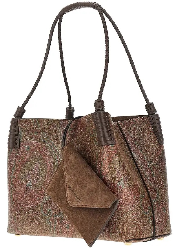 Geanta de mana Small 'Libra' Paisley shopping bag - Img 2