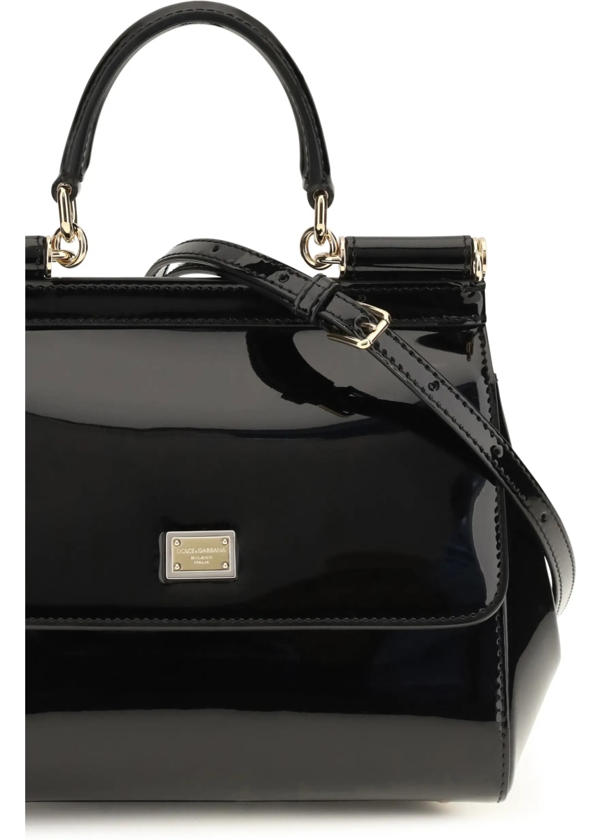 Geanta de mana Small Sicily patent leather Handbag - Img 4