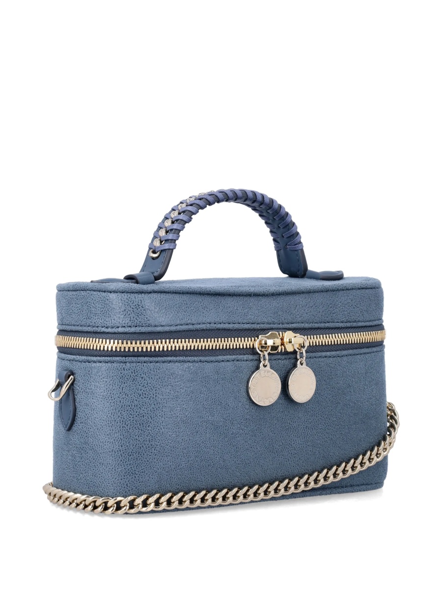 Geanta de mana Stella McCartney falabella albastra din piele eco - Img 3