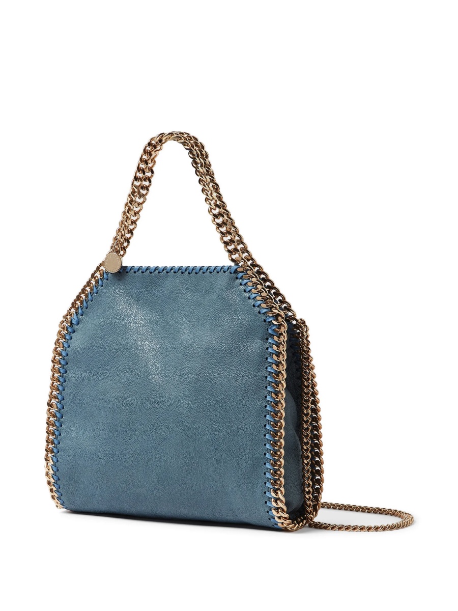 Geanta de mana Stella McCartney falabella albastra din polyester - Img 3