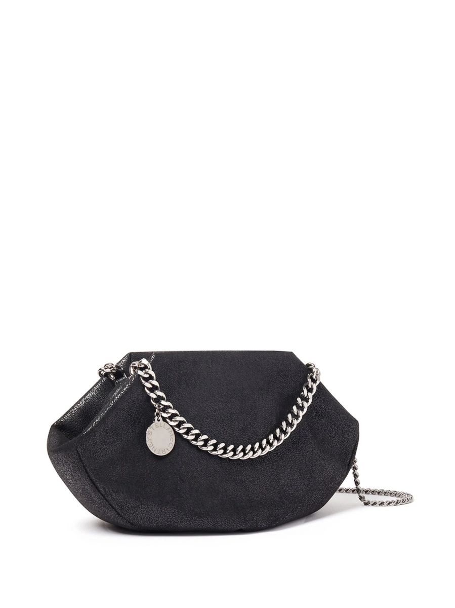 Geanta de mana Stella McCartney falabella neagra din polyester - Img 3