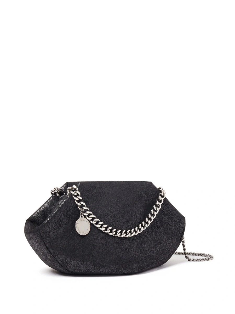 Geanta de mana Stella McCartney falabella neagra din polyester - Img 3