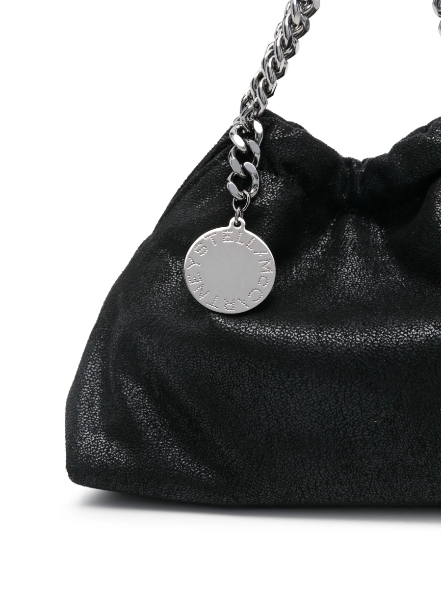 Geanta de mana Stella McCartney falabella neagra din polyester - Img 4