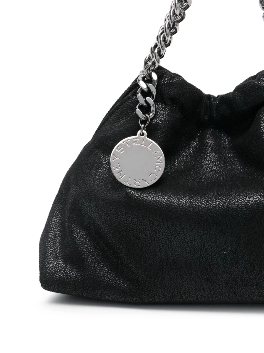 Geanta de mana Stella McCartney falabella neagra din polyester - Img 4