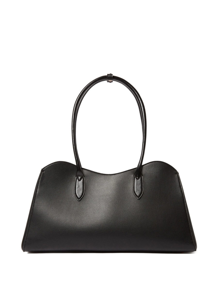 Geanta de mana Stella McCartney neagra din poliuretan - Img 2