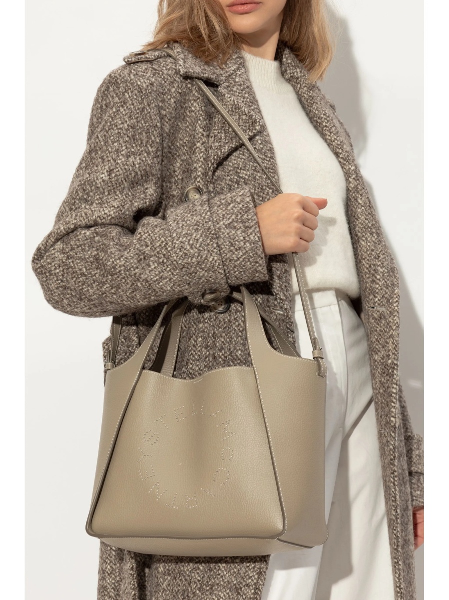 Geanta de mana Stella McCartney neutra din nylon - Img 2