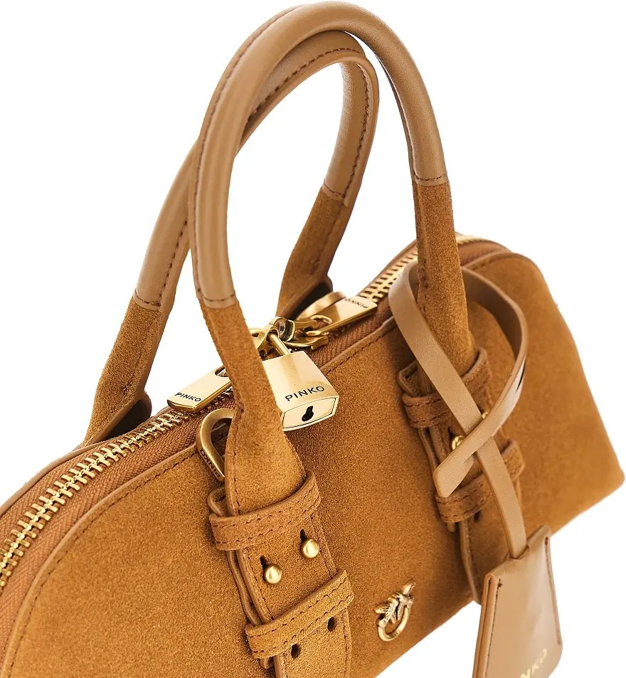 Geanta de mana Suede leather small 'Escape Bag' bag - Img 4