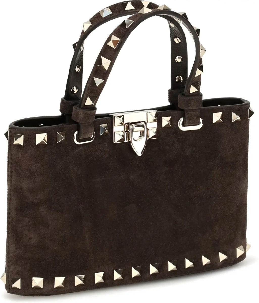 Geanta de mana Suede Rockstud mini Handbag - Img 2