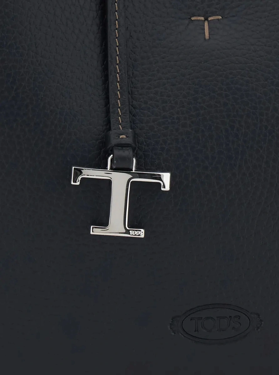 Geanta de mana TOD'S neagra din piele - Img 3
