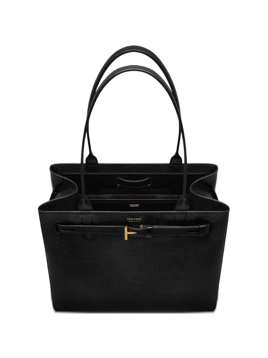 Geanta de mana Tom Ford neagra din piele - Img 4