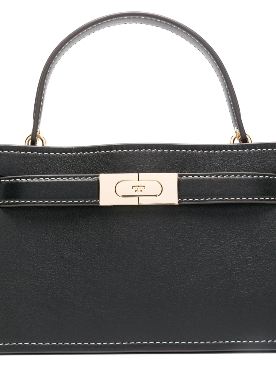 Geanta de mana Tory Burch neagra din piele - Img 4