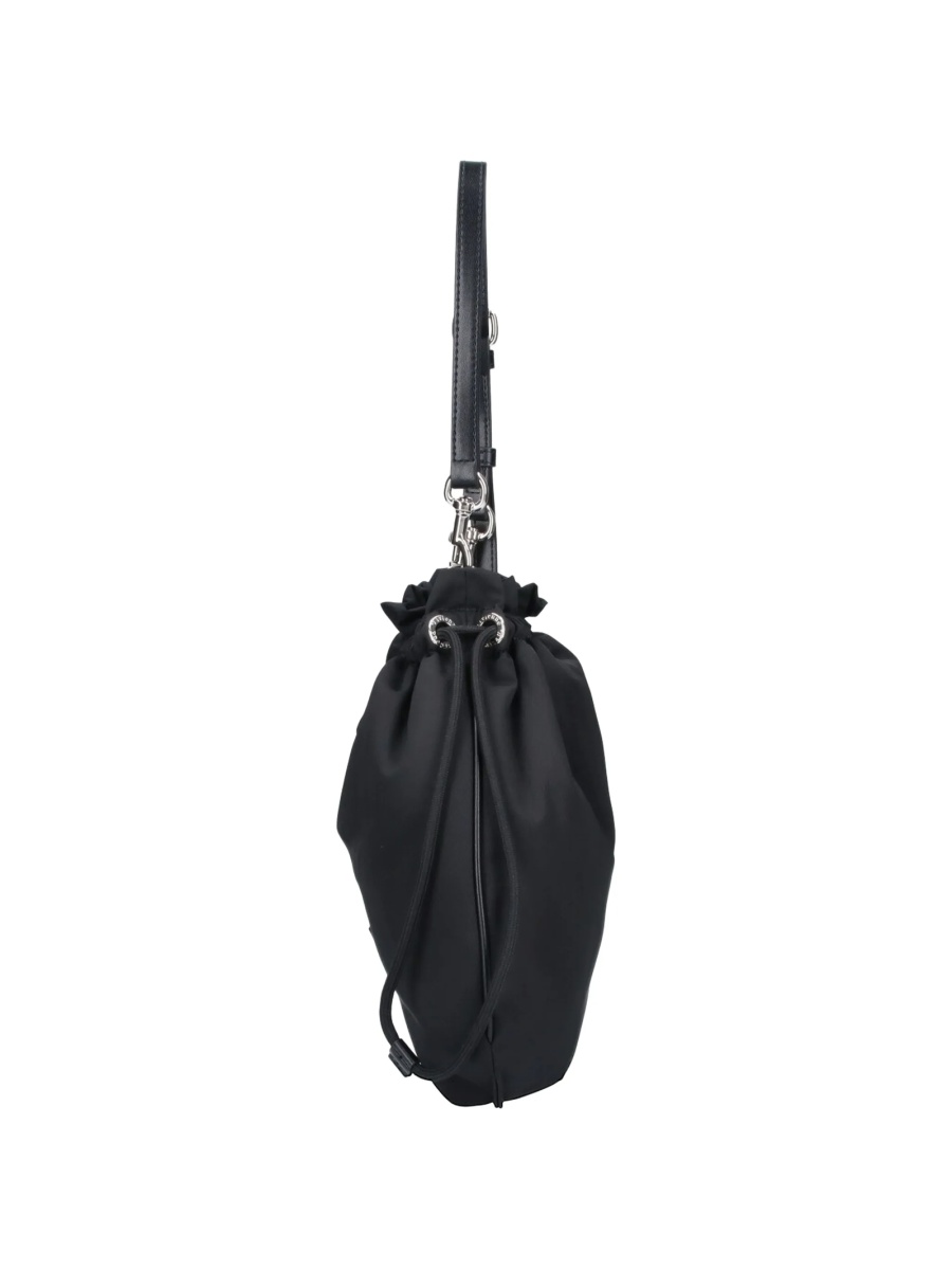 Geanta de mana Vivienne Westwood neagra din nylon - Img 4