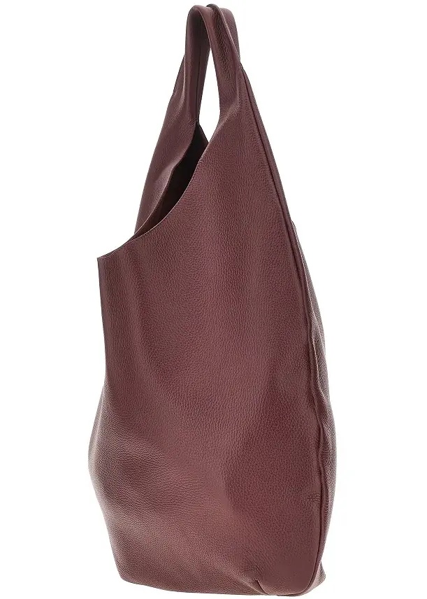 Geanta de umar A.P.C. 'Le Neige' grained leather bag - Img 2