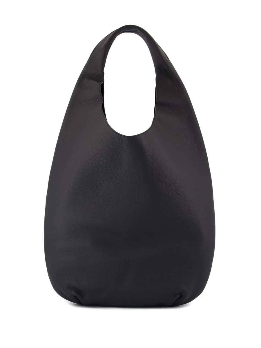 Geanta de umar A.P.C. neagra din piele - Img 2