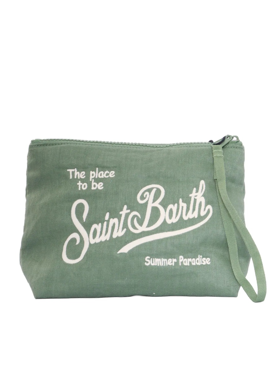 Geanta de umar ALINE SOFT LINEN-VINTAGE 53 SAGE EMB - Img 3
