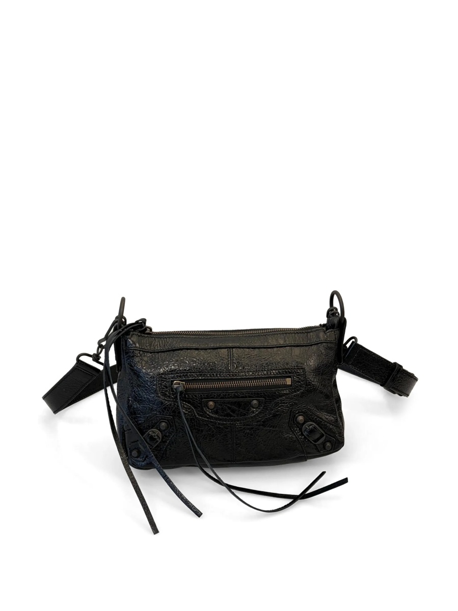 Geanta de umar Balenciaga neagra din piele - Img 2