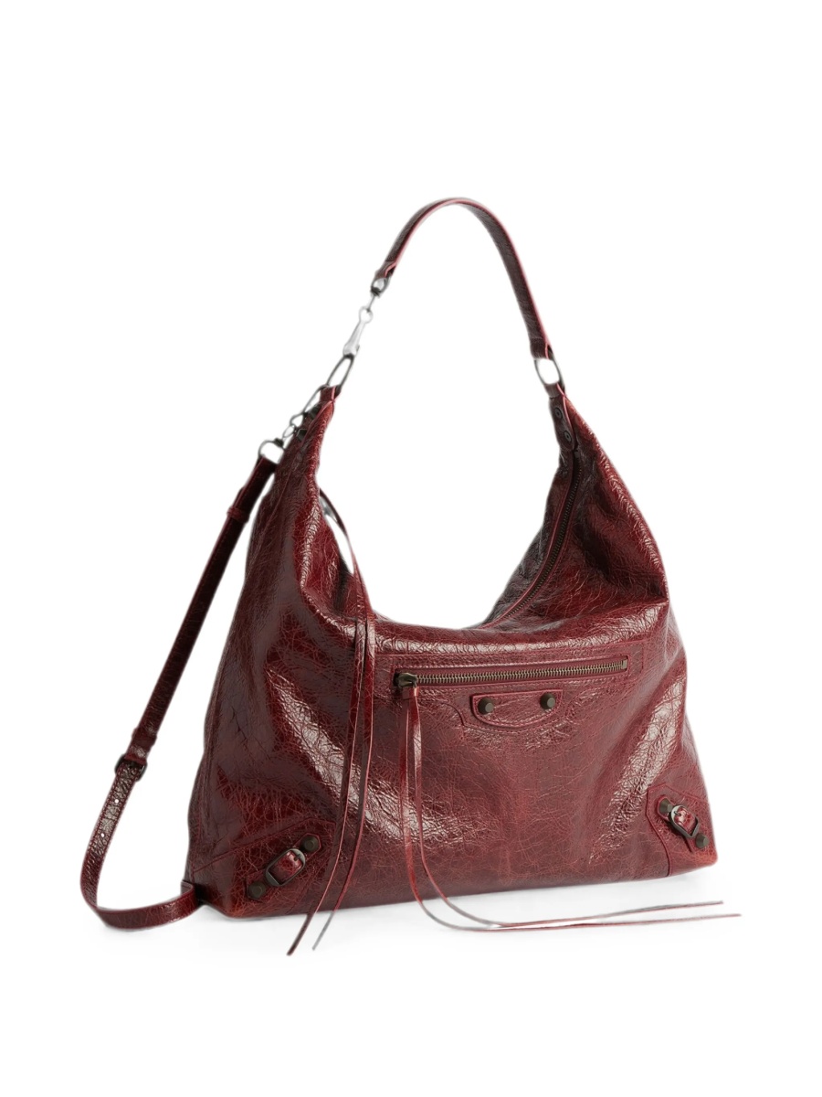 Geanta de umar Balenciaga rosie din piele - Img 3