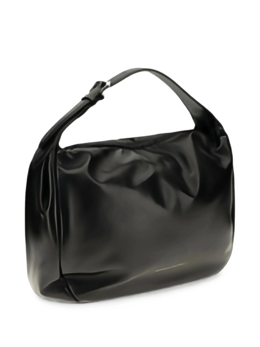 Geanta de umar Brunello Cucinelli neagra din piele - Img 4