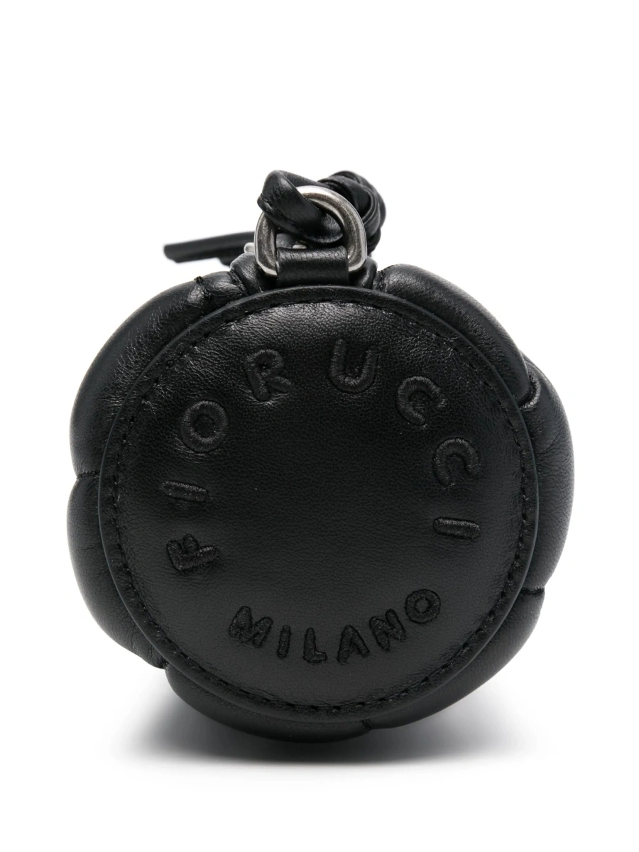 Geanta de umar Fiorucci neagra din piele - Img 4