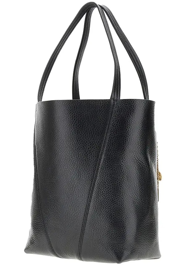 Geanta de umar Grained leather medium 'Spin' bag - Img 2