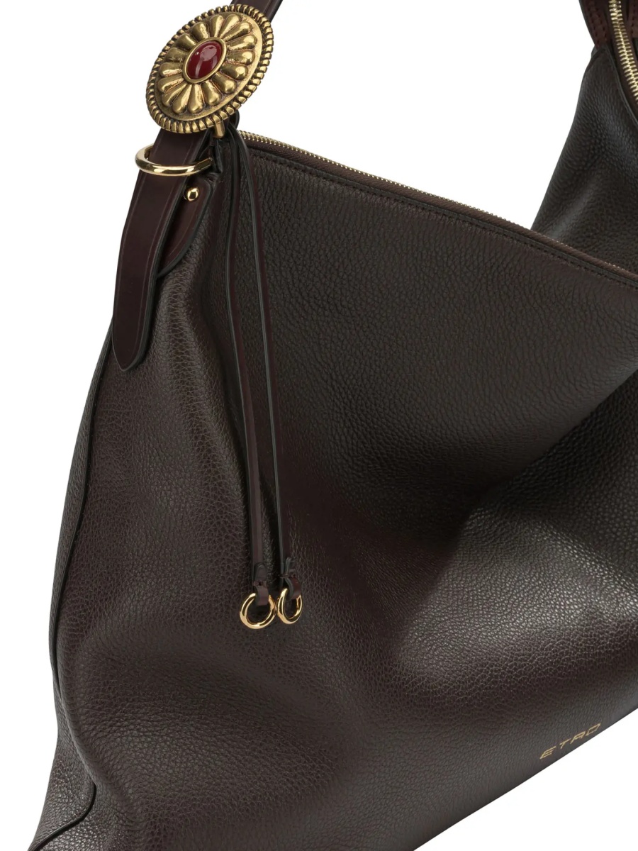Geanta de umar Large leather shoulder bag - Img 4