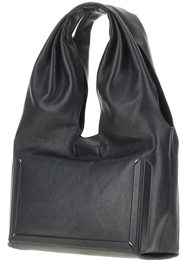 Geanta de umar Leather medium 'Box' bag - Img 2